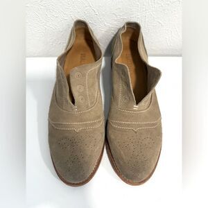 Blackstone Olive Green Suede Leather Loafers Size 37 (US 6.5) GUC